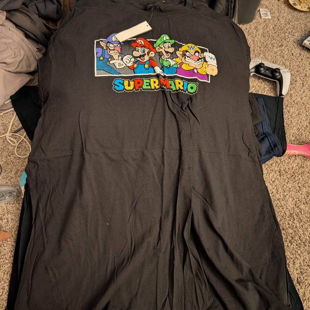 Nintendo Super Mario Black Tee